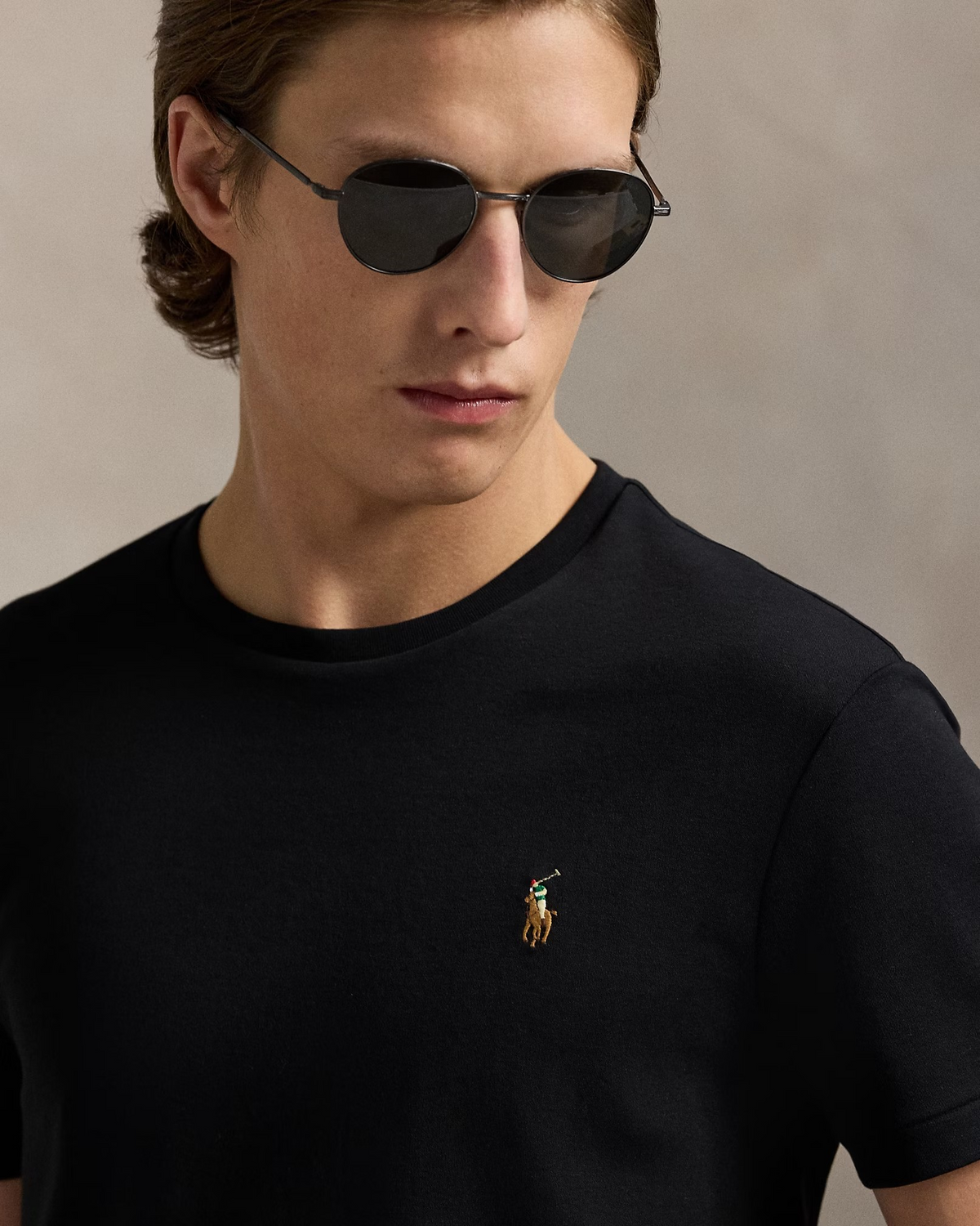 Custom Slim Fit Soft Cotton T-Shirt - Black