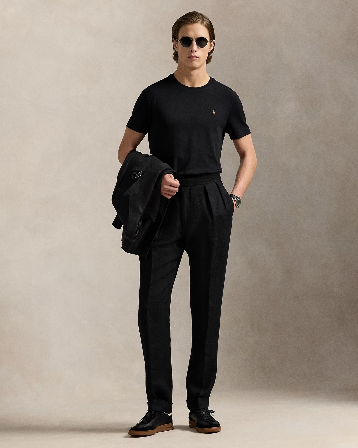 Custom Slim Fit Soft Cotton T-Shirt - Black