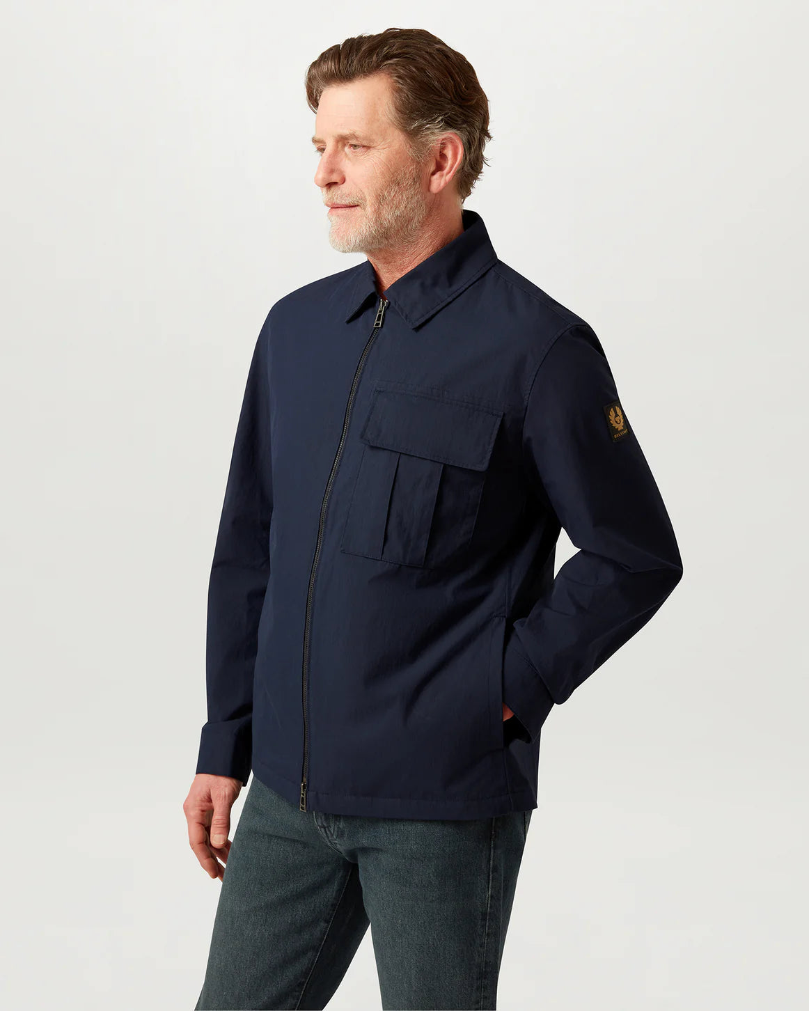 Belstaff Cargo Overshirt- NAVY BLUE