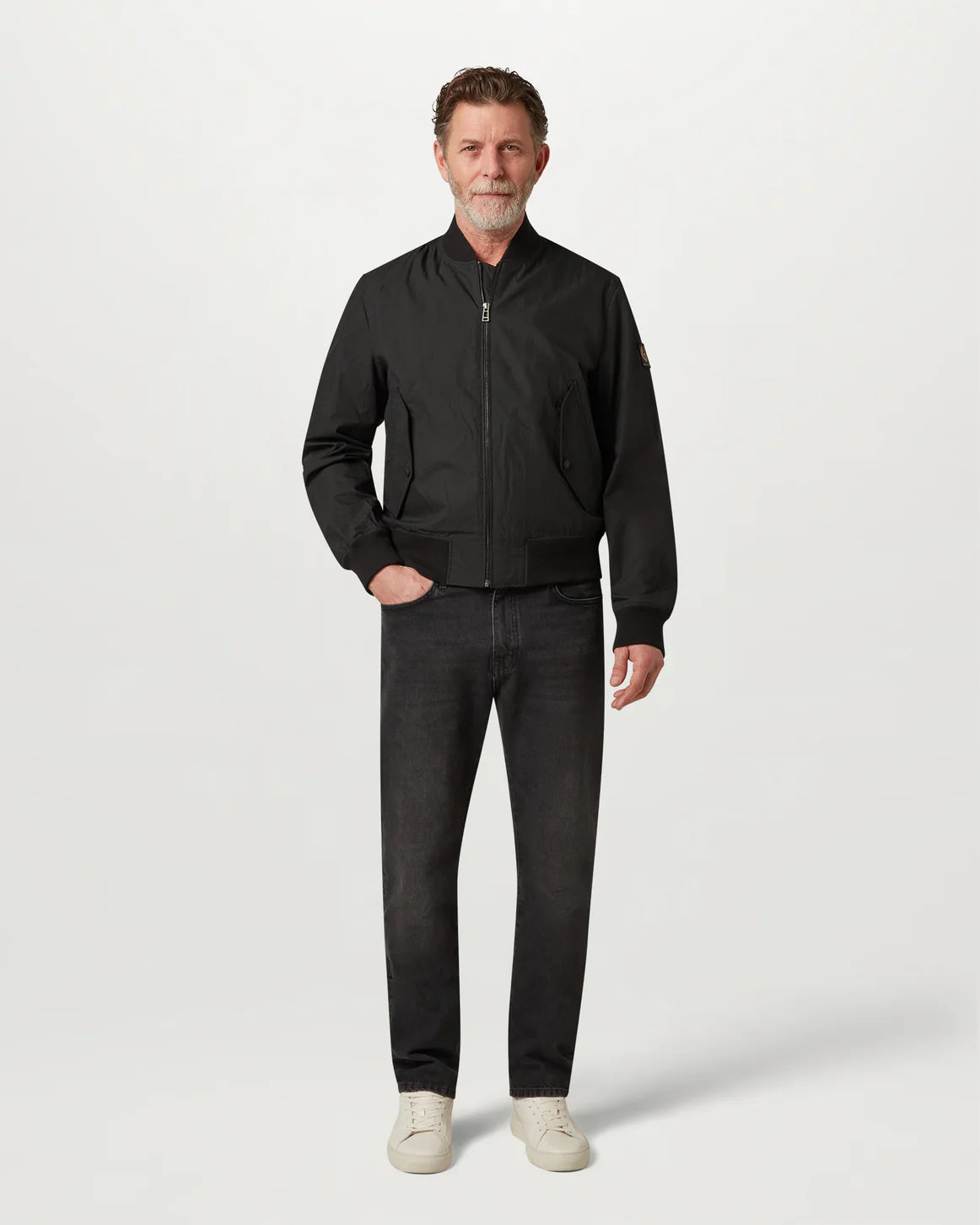 Carrier Jacket- Compact Technical Cotton Black