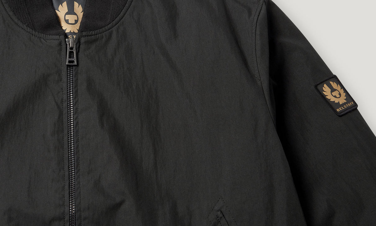 Carrier Jacket- Compact Technical Cotton Black