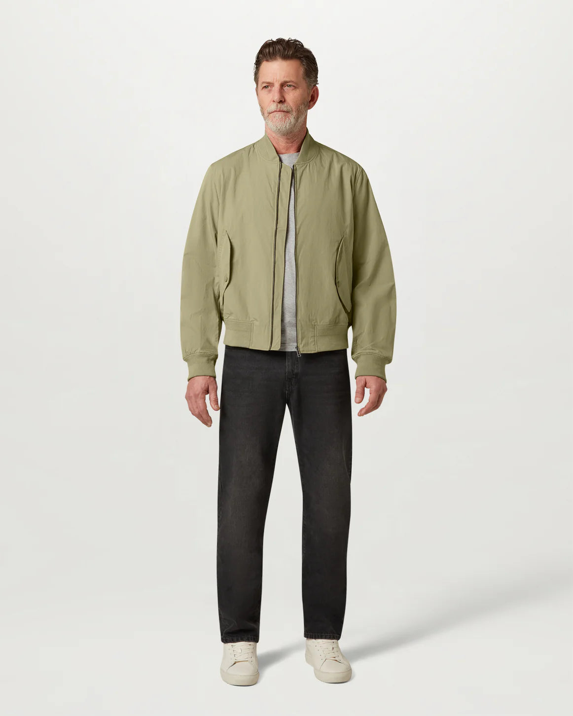 Carrier Jacket- Compact Technical Cotton Fatigue Green