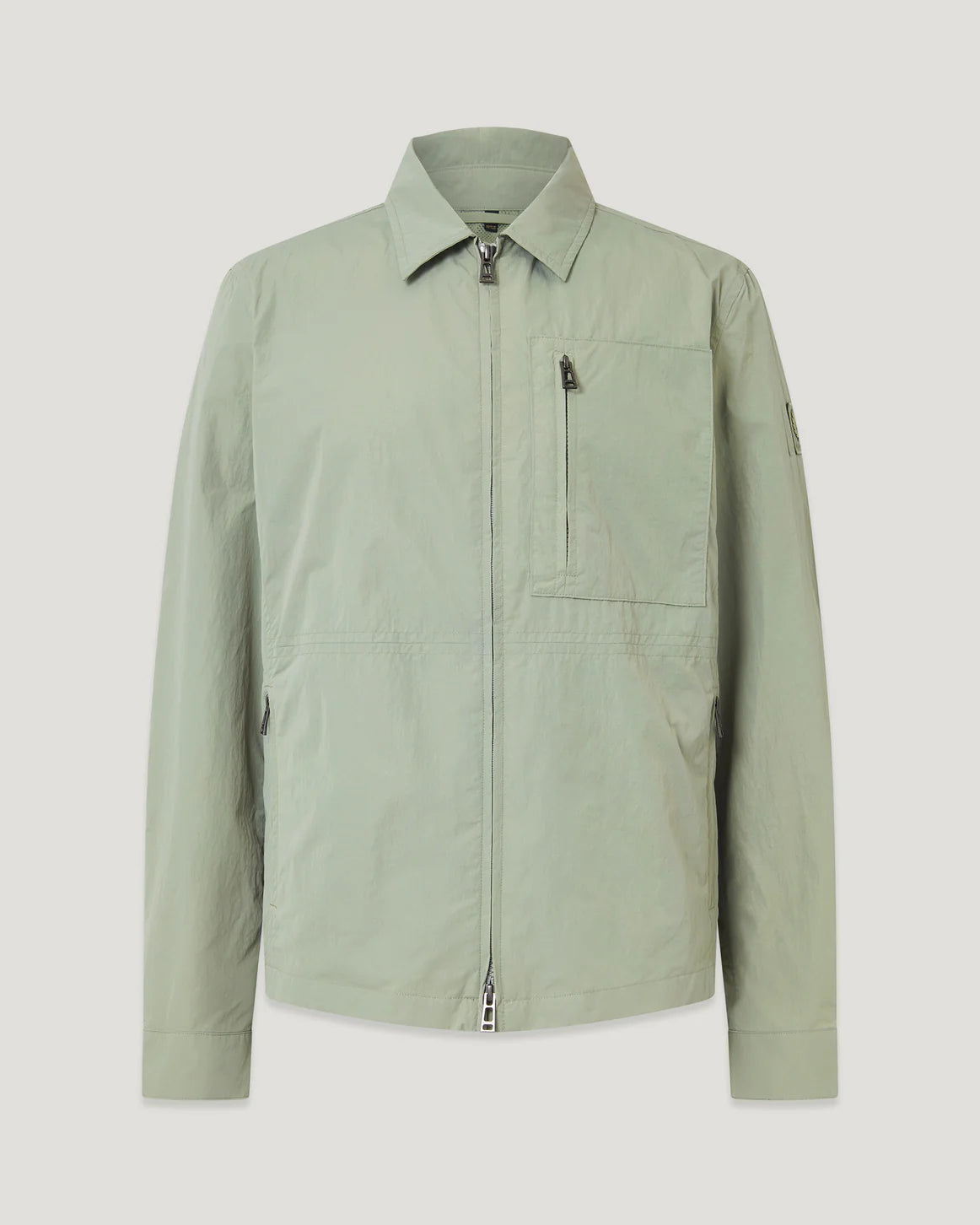 Grid Overshirt - Green Alpha Nylon