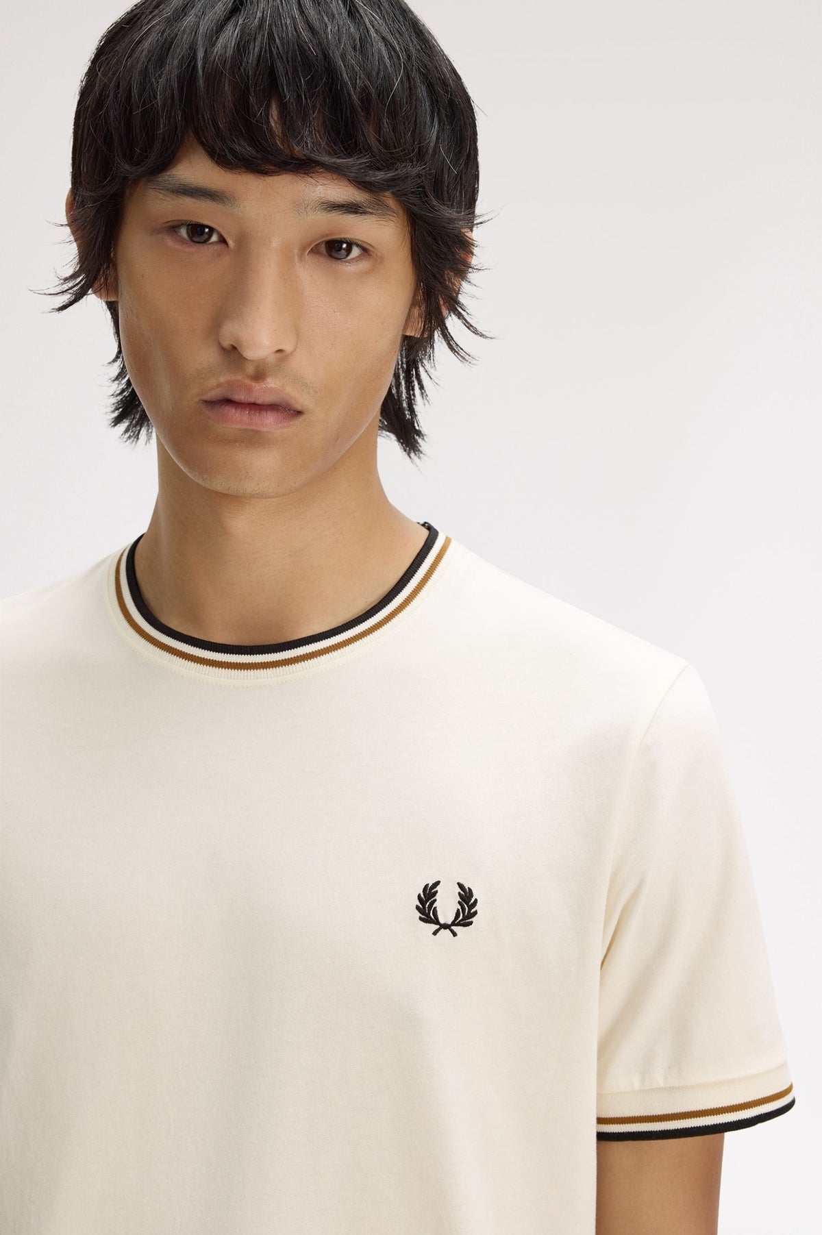 Twin Tipped T-Shirt- ECRU