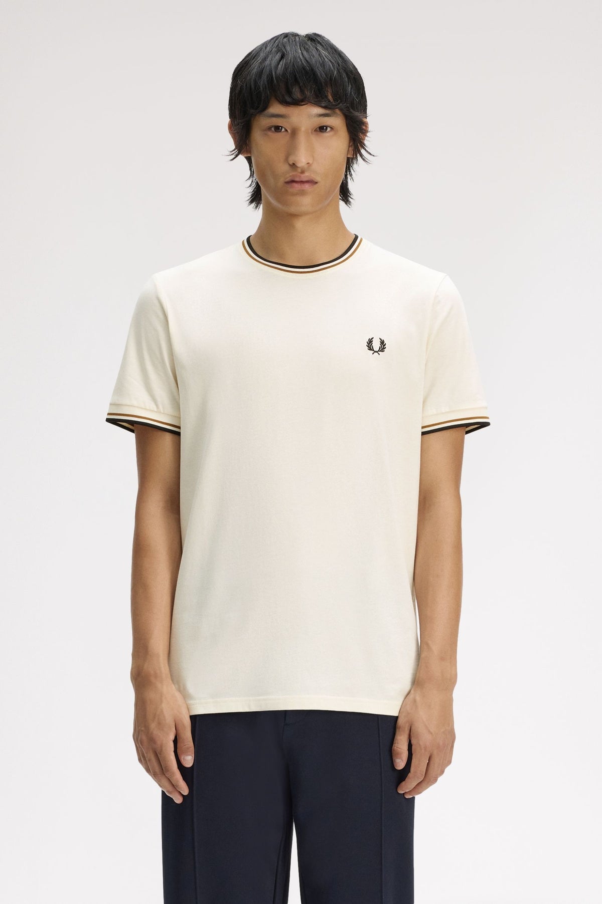 Twin Tipped T-Shirt- ECRU