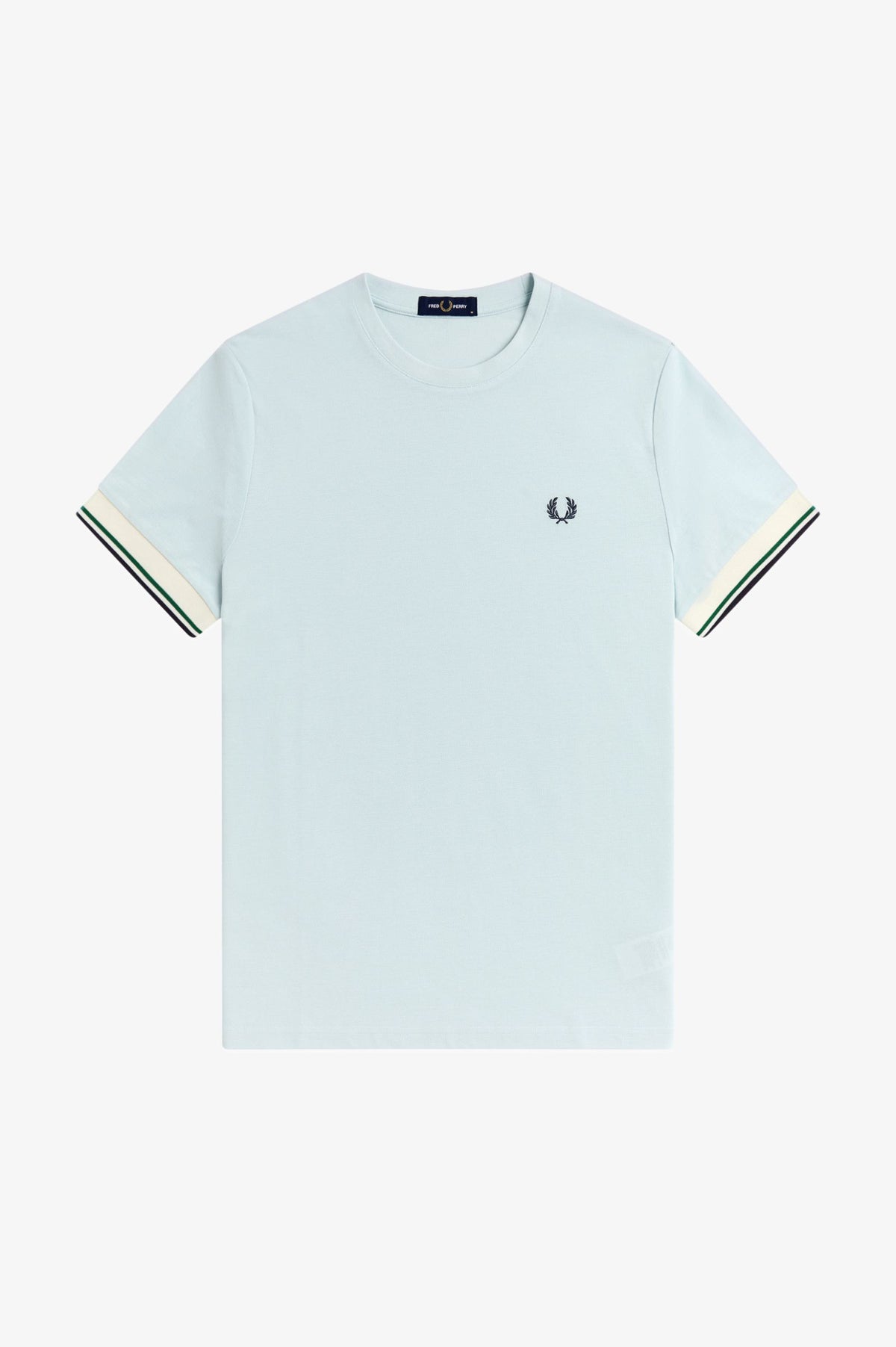 Twin Tipped Cuff T-Shirt- SKY BLUE