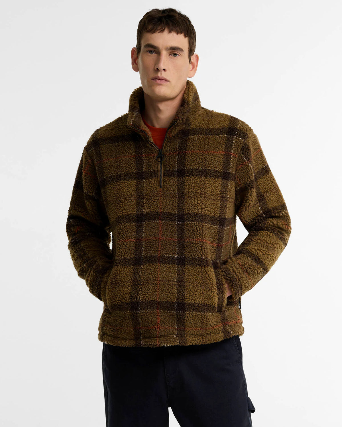 Harley Tartan Half-Zip Fleece