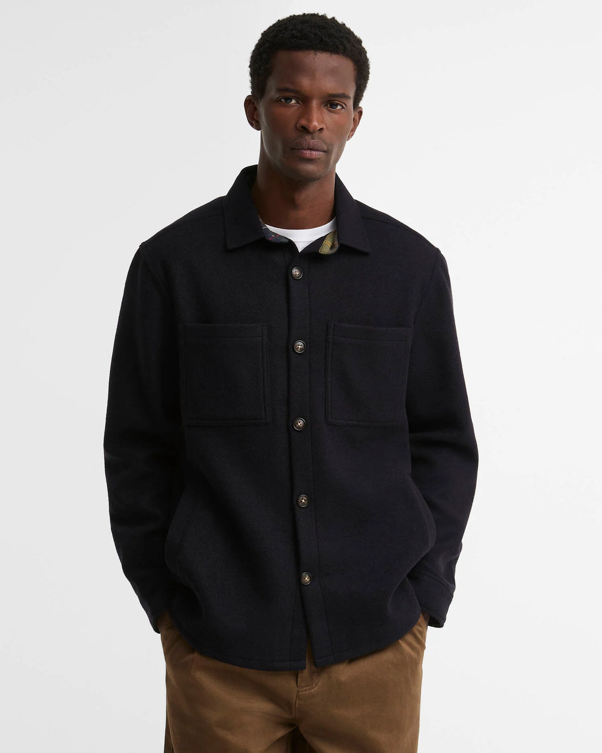 Marltown Tailored Wool-Blend Overshirt
