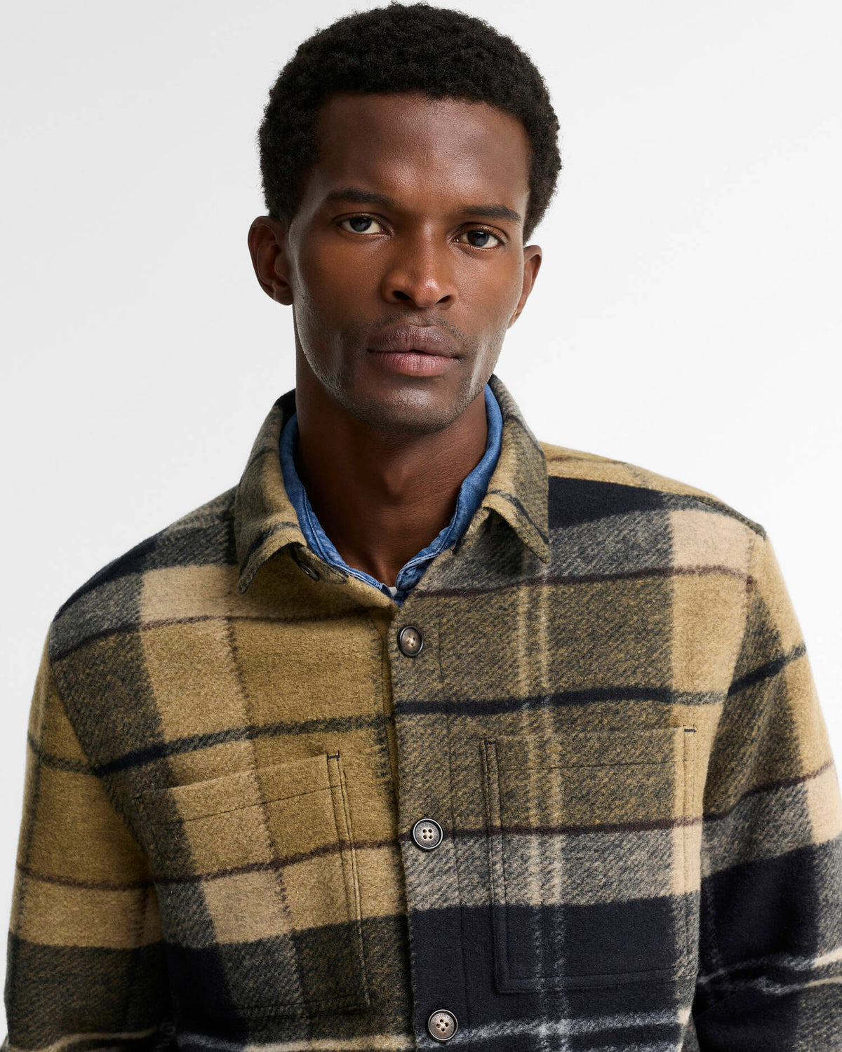Woodlane Brushed Check Overshirt