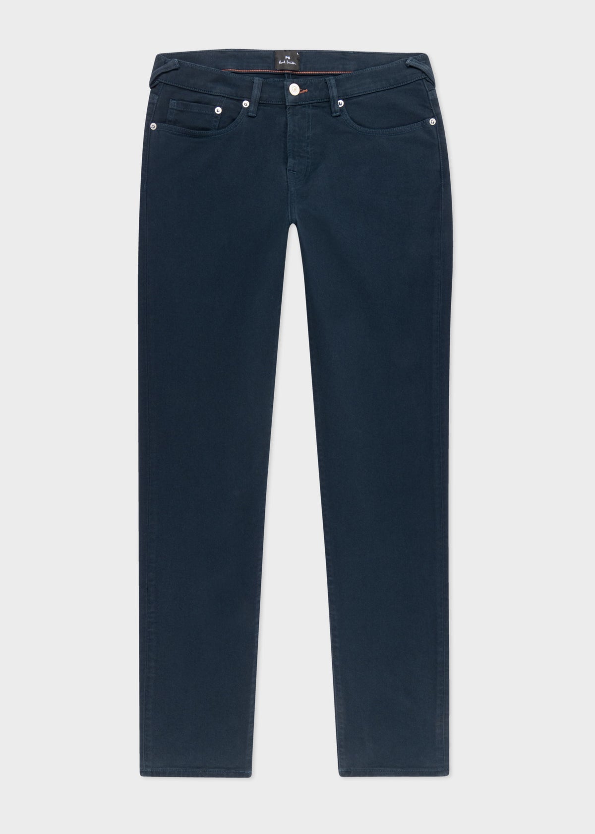 Tapered-Fit Garment Dyed Jeans - Navy