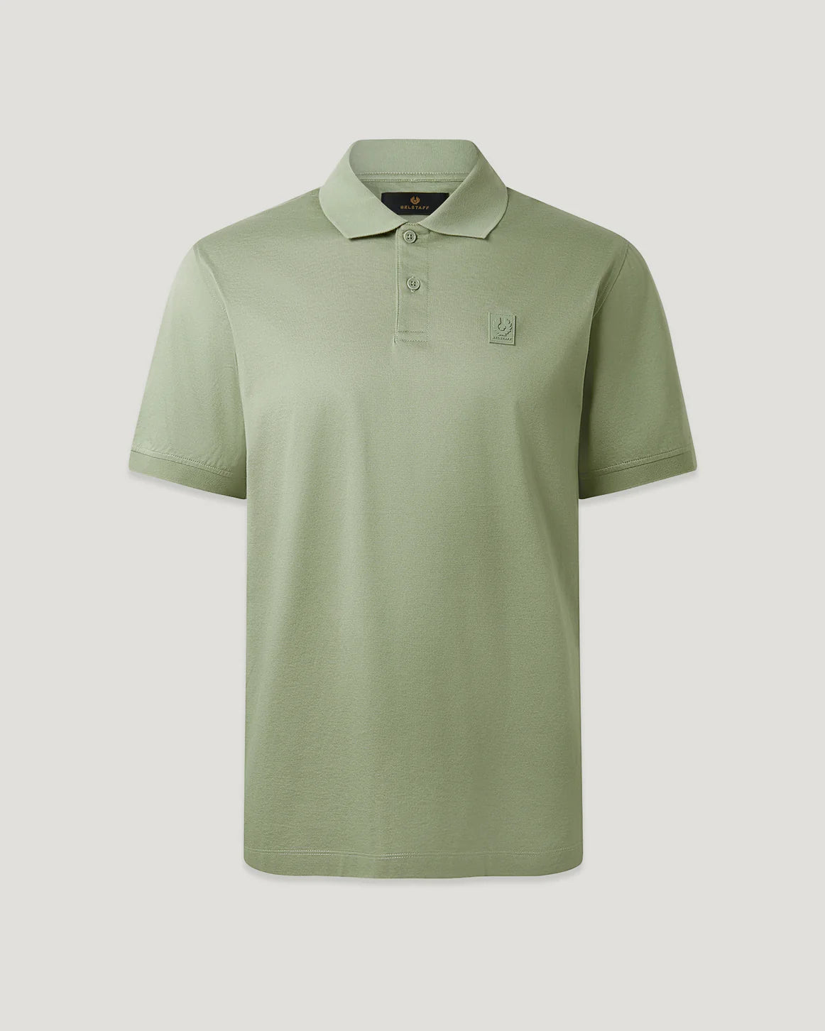 Steel Polo- Green Mercerised Cotton