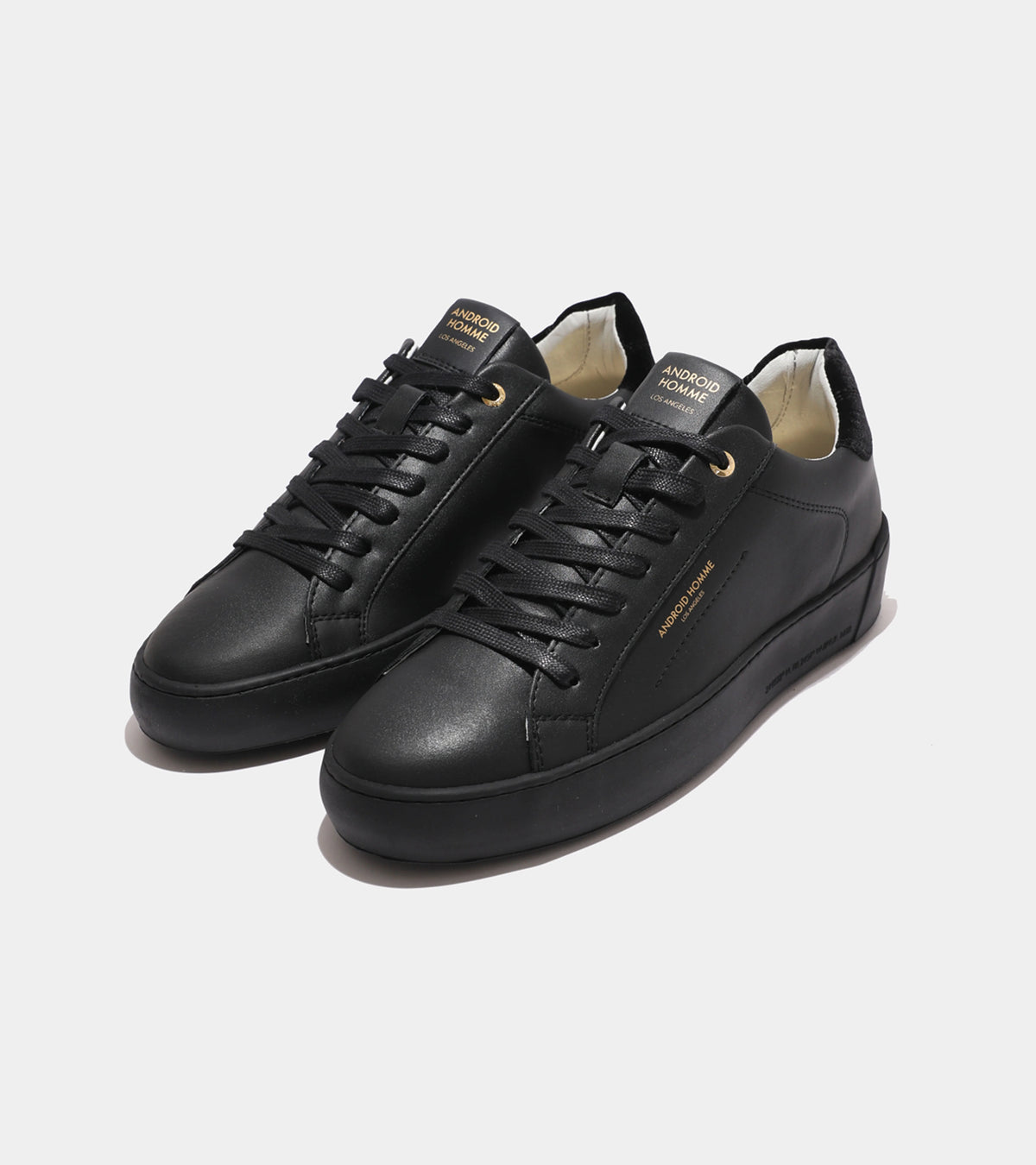 Zuma Diamond Velvet Quilt Leather - Black