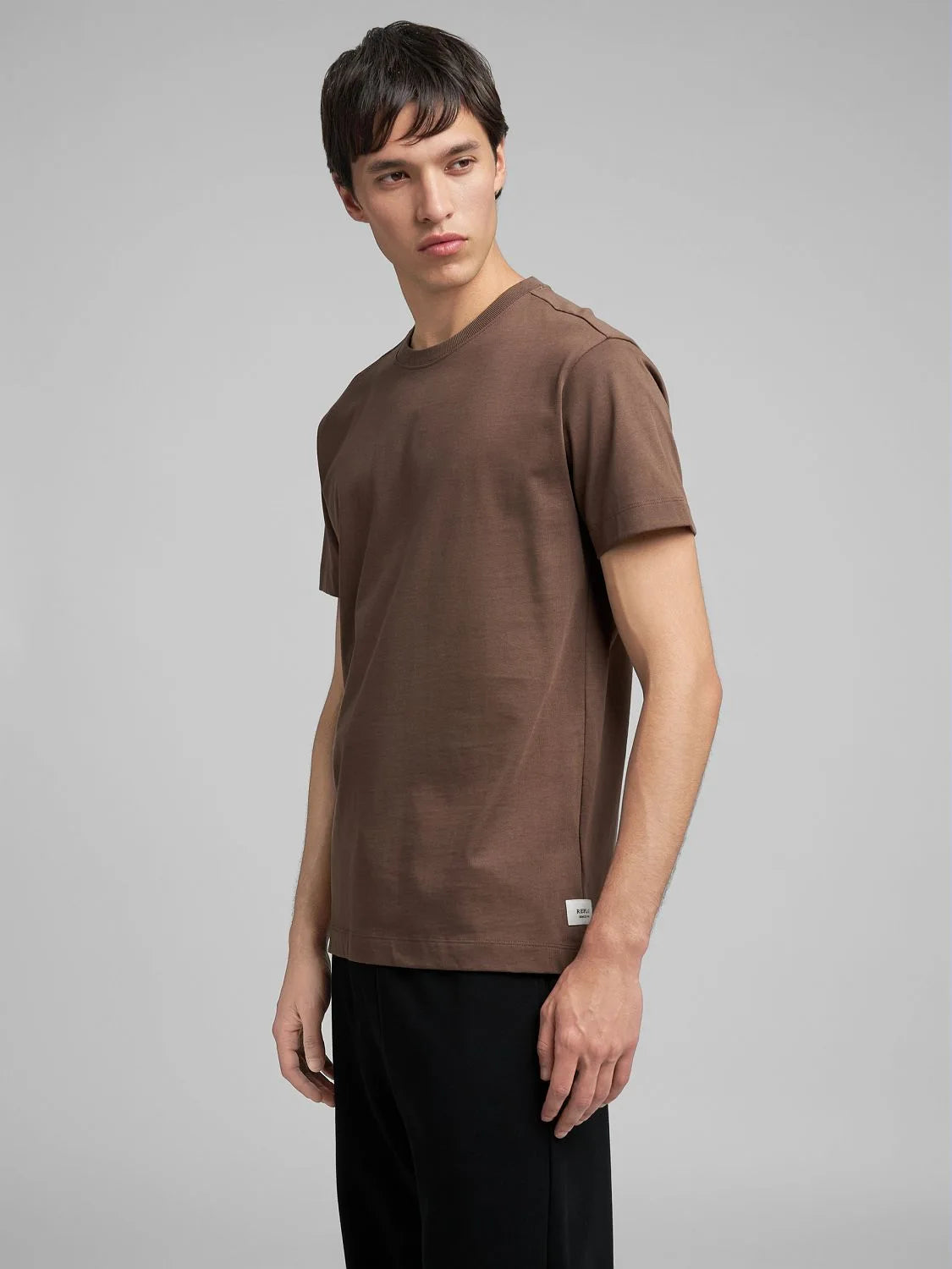 Heavyweight Cotton Jersey T-Shirt - Brown