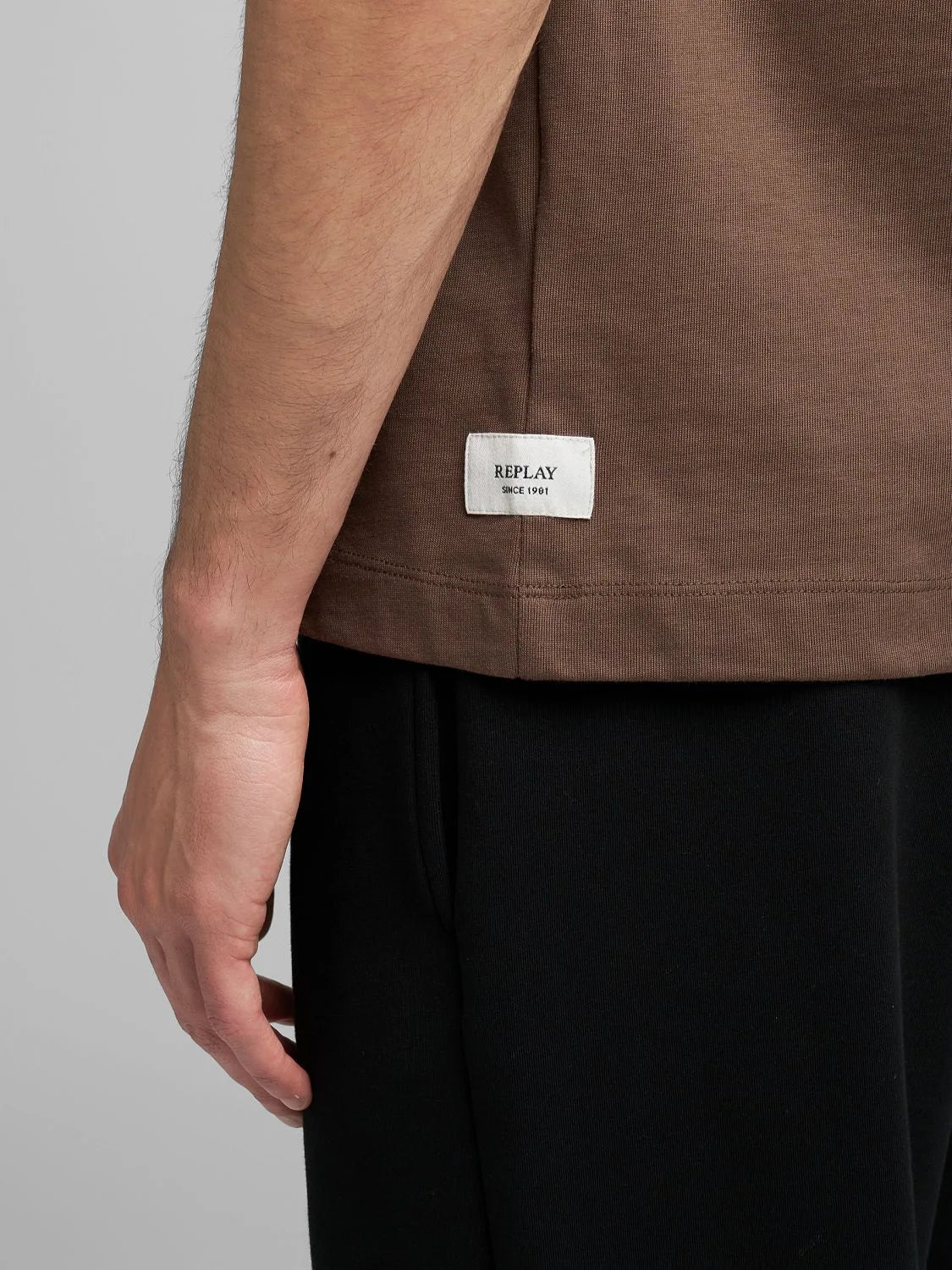 Heavyweight Cotton Jersey T-Shirt - Brown