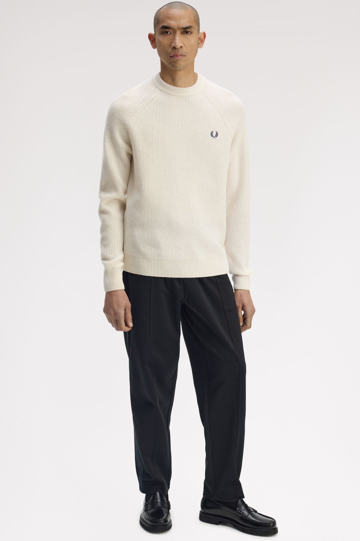 Lambswool Raglan Jumper - Ecru