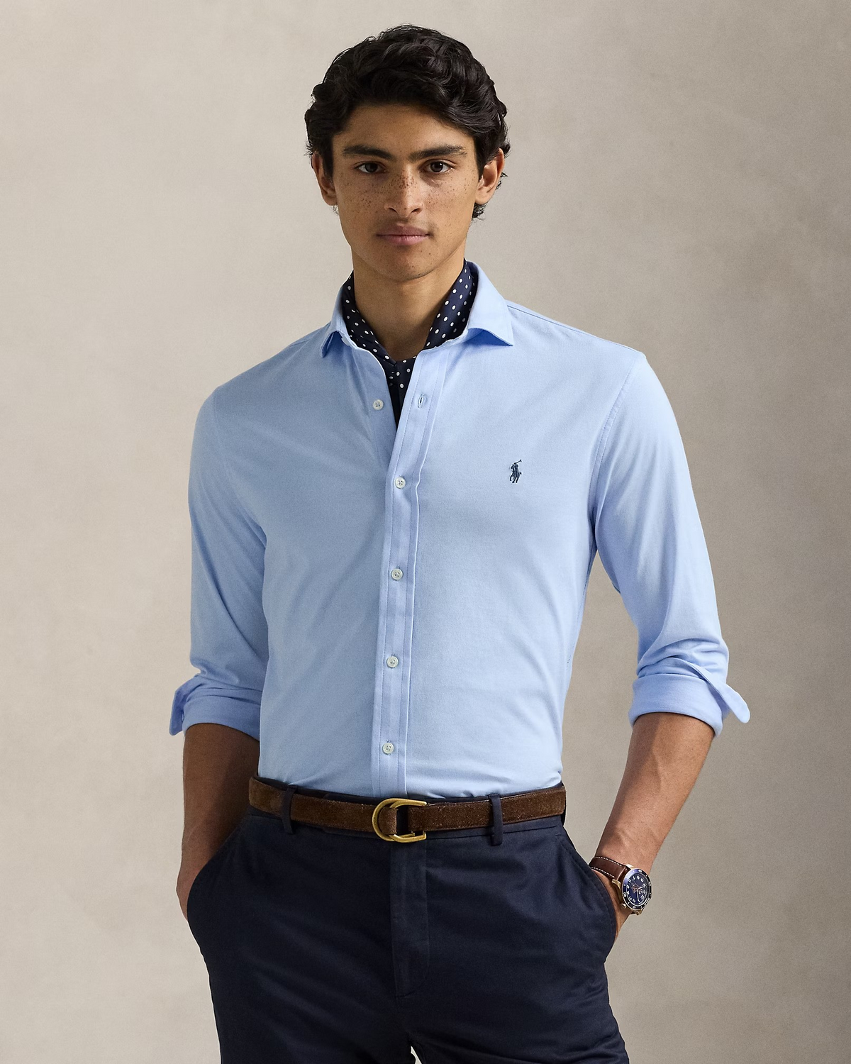 Estate Jersey Shirt - Sky Blue