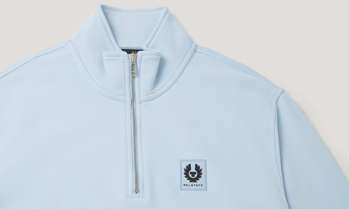 Quarter Zip Sweatshirt - Sky