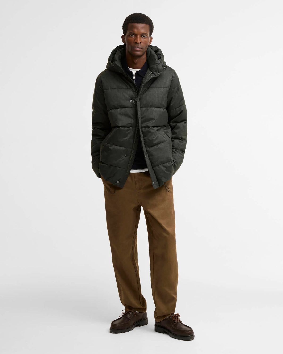 Emble Puffer Jacket
