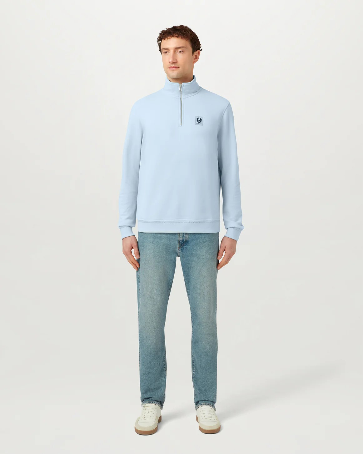 Quarter Zip Sweatshirt - Sky