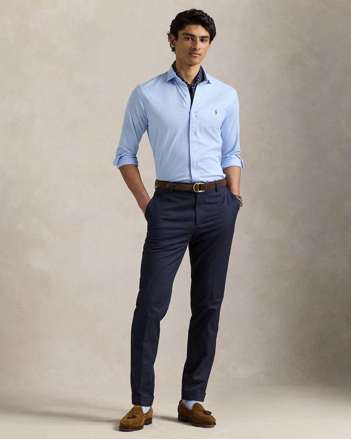 Estate Jersey Shirt - Sky Blue