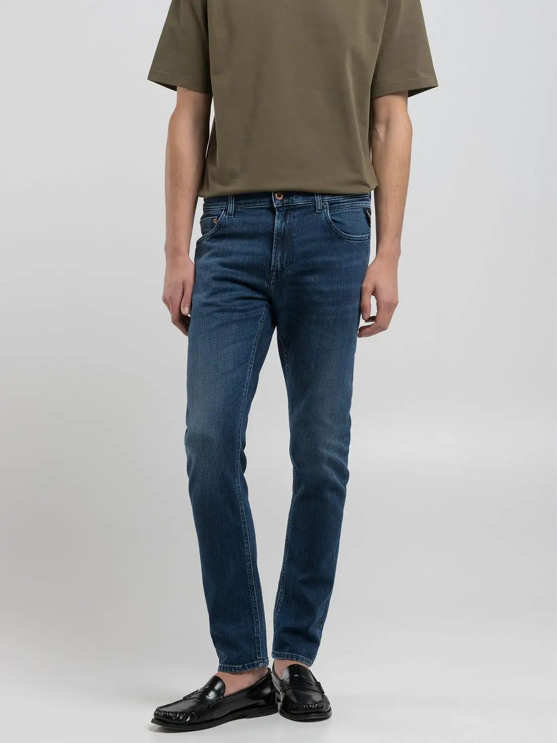 Grover Stretch Straight Fit Jean M972.879.894 - Dark Blue