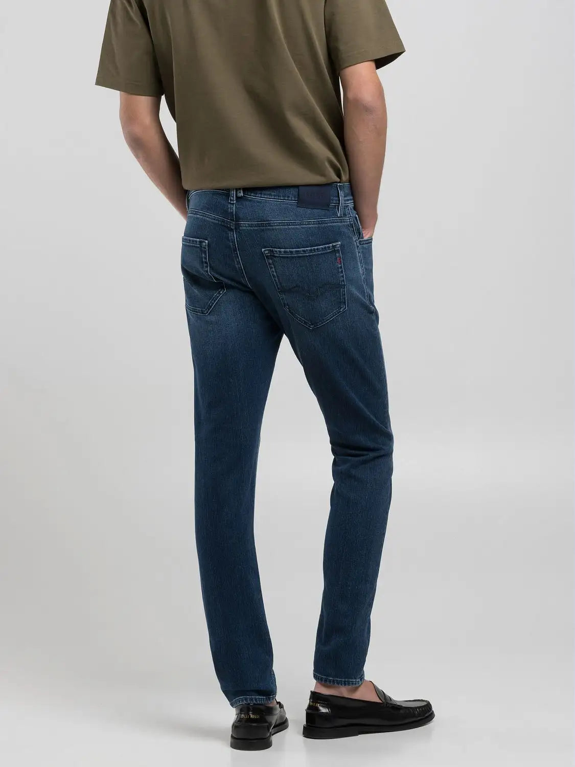 Grover Stretch Straight Fit Jean M972.879.894 - Dark Blue