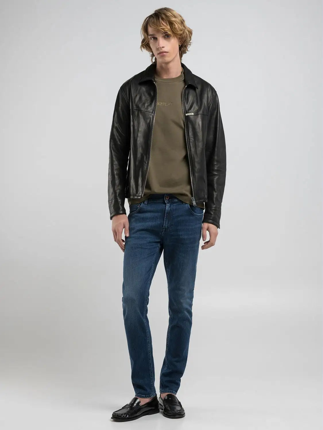 Grover Stretch Straight Fit Jean M972.879.894 - Dark Blue