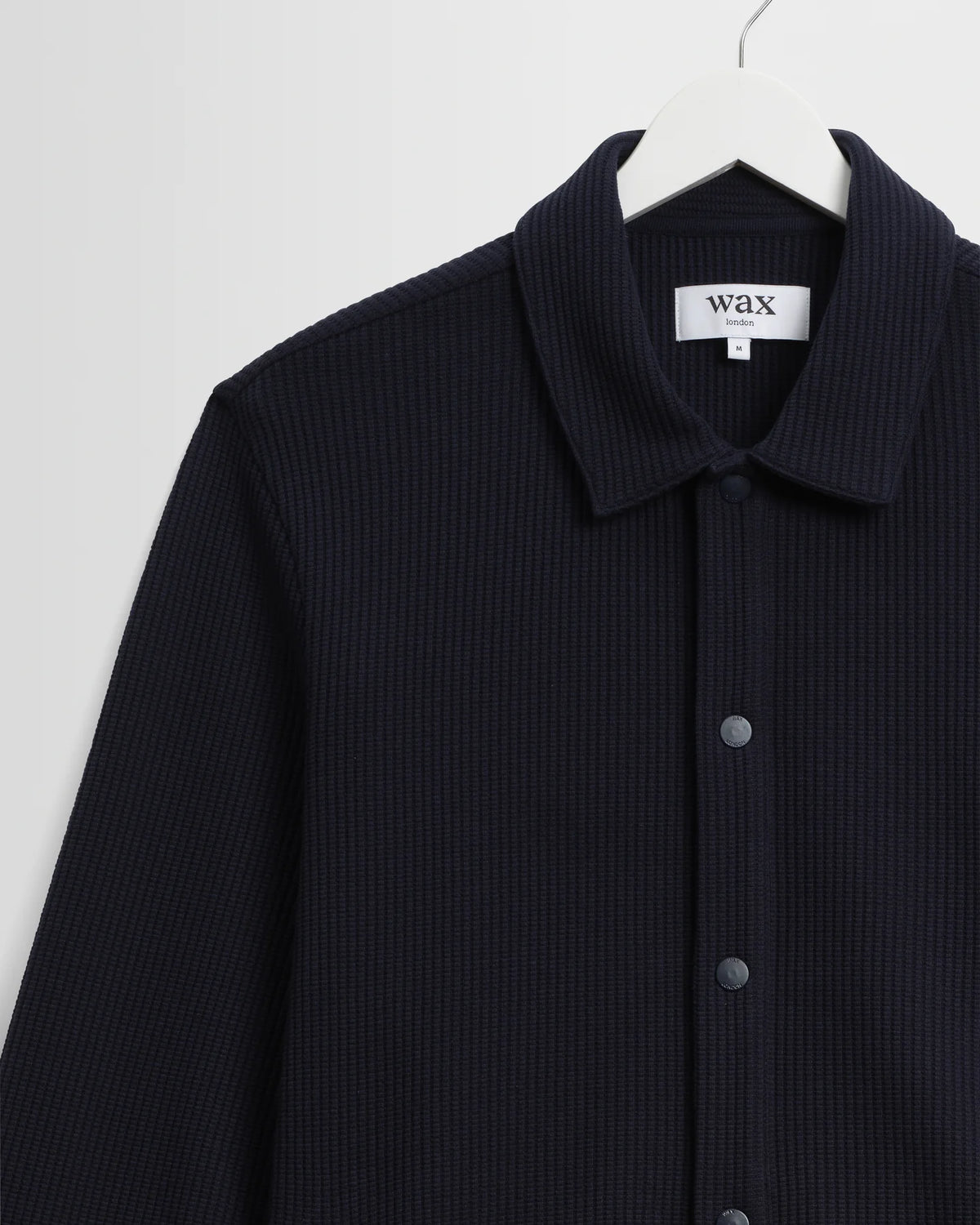 Hays Structured Waffle Overshirt - Navy