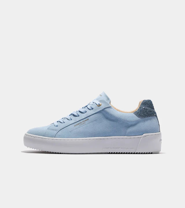 Zuma Suede Glitter Reflective Heel Trim-SKY BLUE