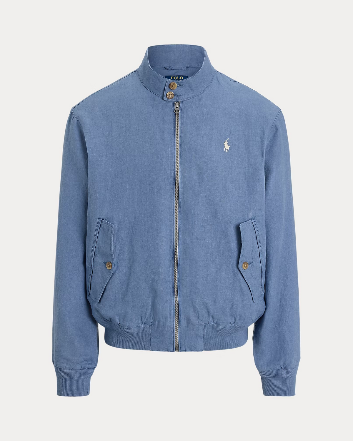 The Bedford Linen Jacket- Capri Blue