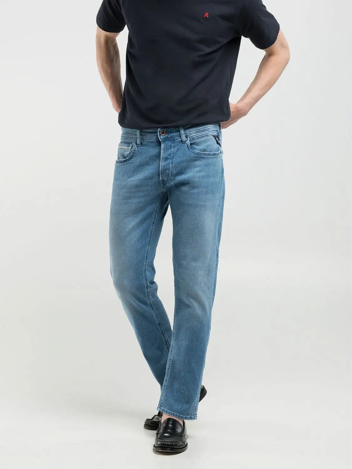 Grover Stretch Straight Fit Jean MA972 .000.879 896 - Light Blue