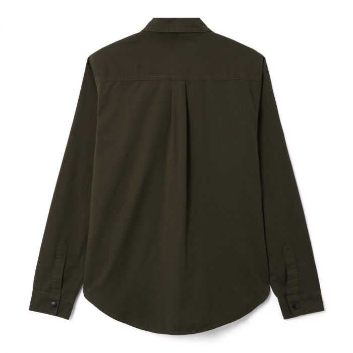 Patch Pocket Button Overshirt - Olive