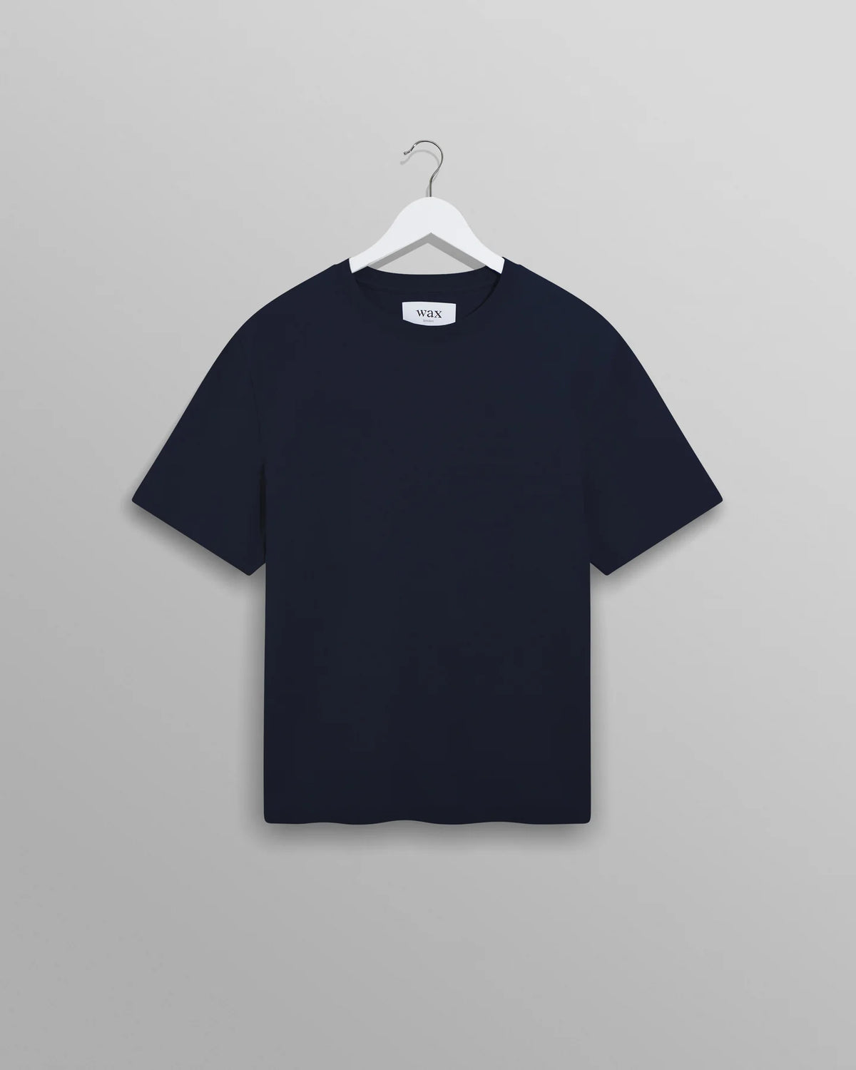 Dean Textured Organic Cotton T-Shirt - Navy