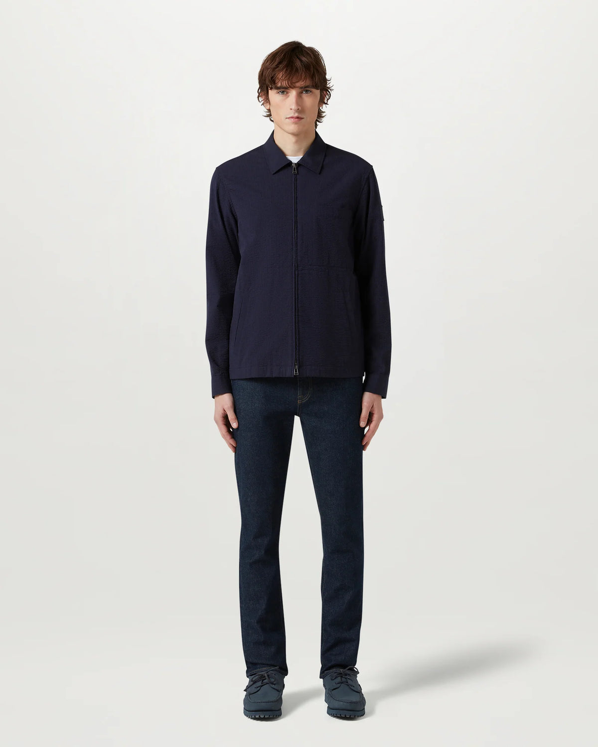 Channel Overshirt - Navy