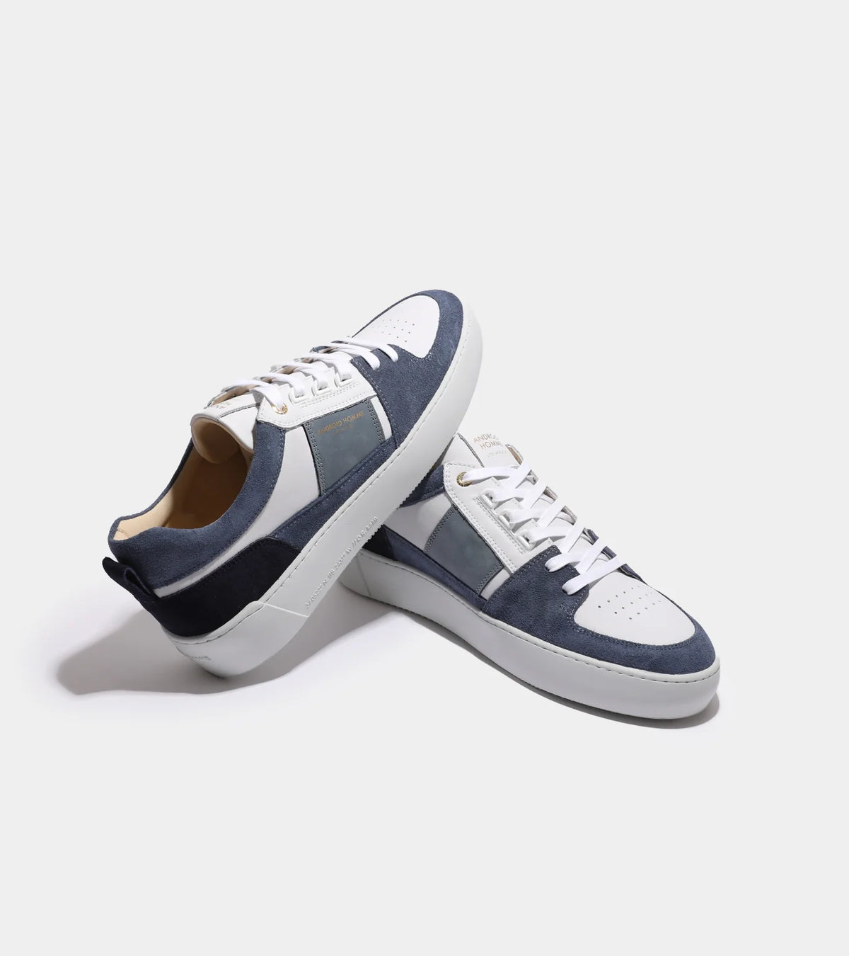 Point Dume Plain Leather Suede - Blue