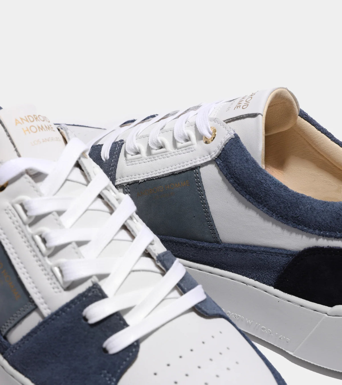 Point Dume Plain Leather Suede - Blue