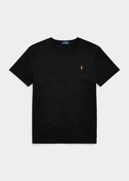 Custom Slim Fit Soft Cotton T-Shirt - Black