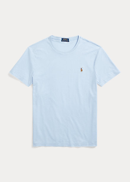 Custom Slim Fit Soft Cotton T-Shirt - Sky