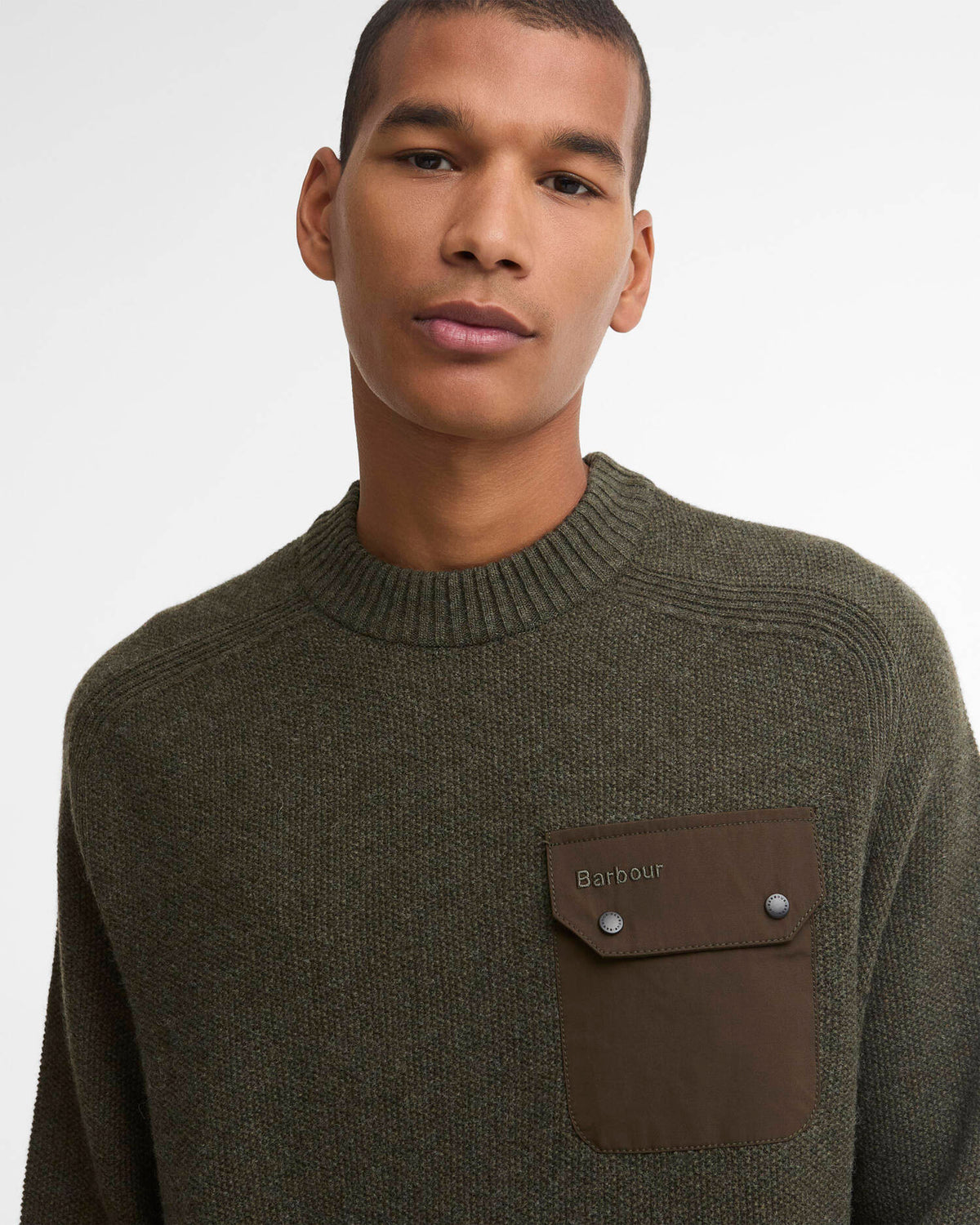 Stockham Textured Crew Neck Jumper