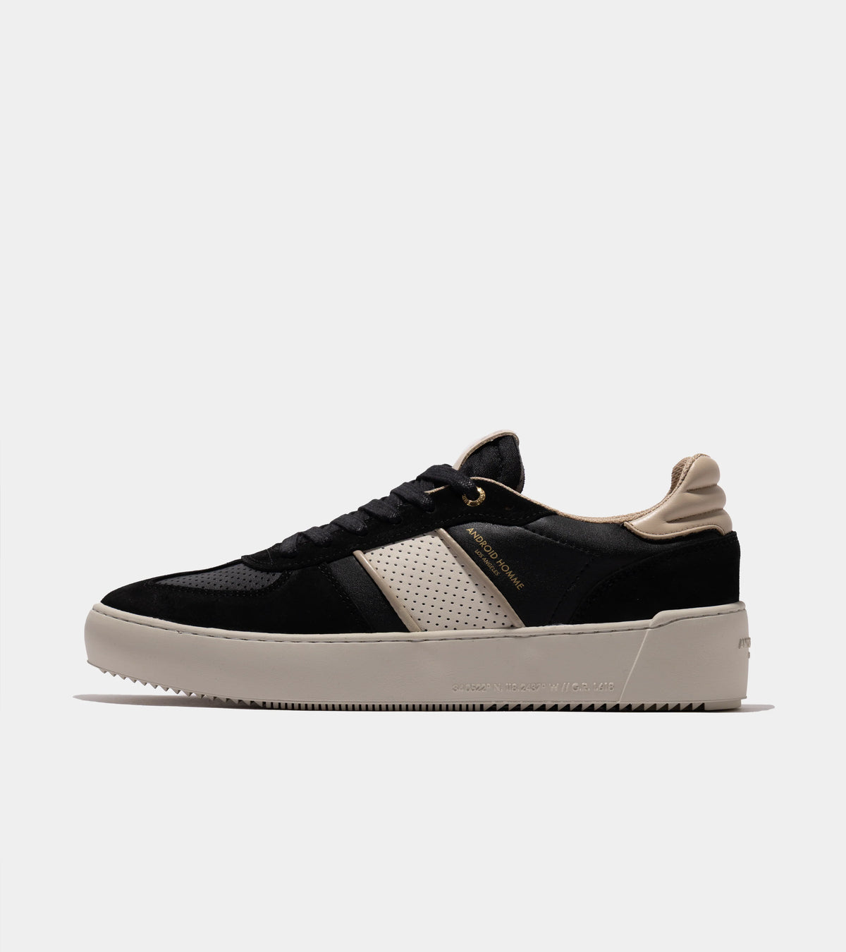 Coliseum Leather Suede Terrace - Black/Beige