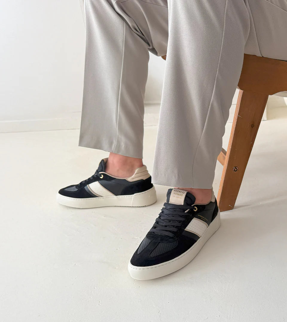 Coliseum Leather Suede Terrace - Black/Beige